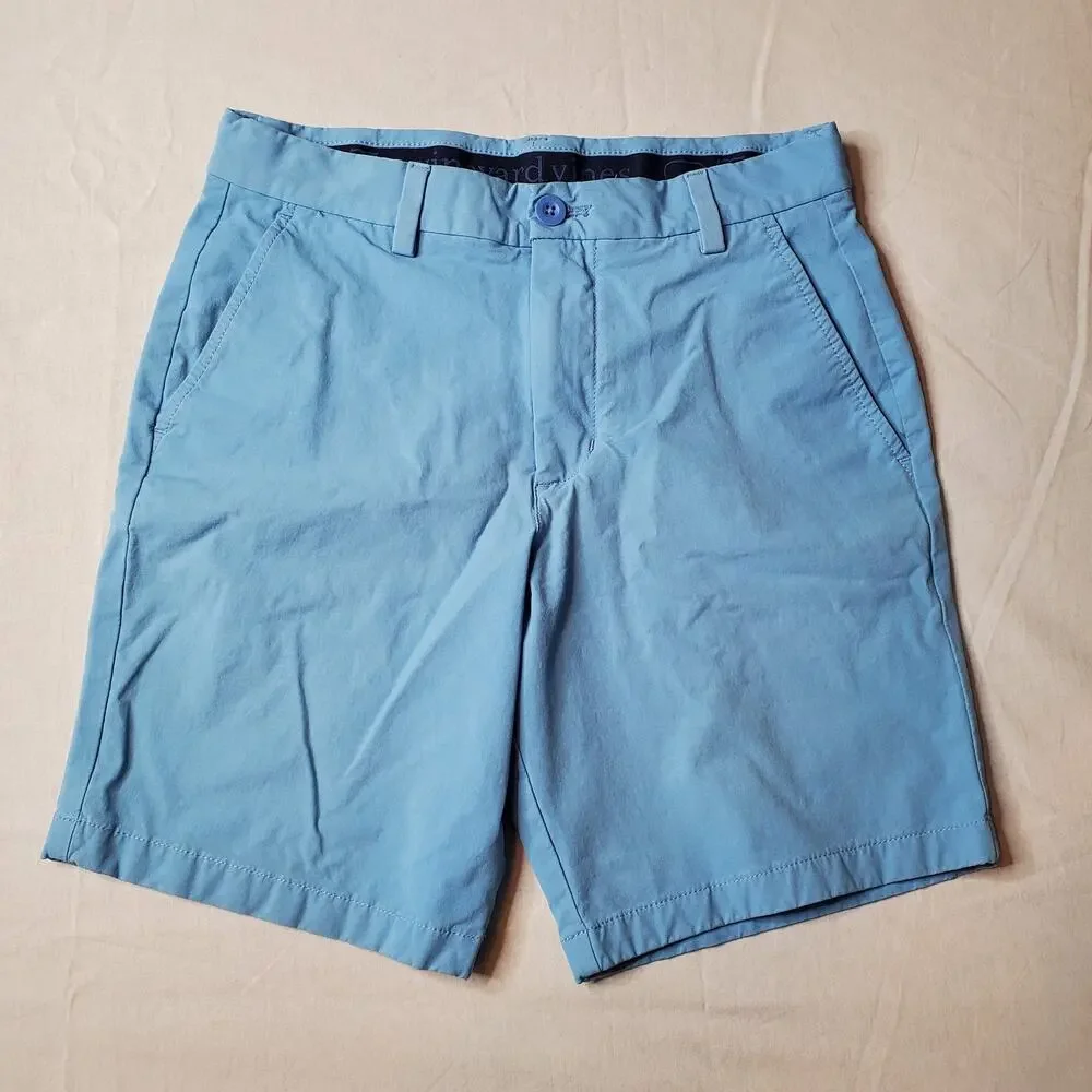 Vineyard Vines Men's Size 28 On The Go Performance Golf Shorts Blue 1H001141